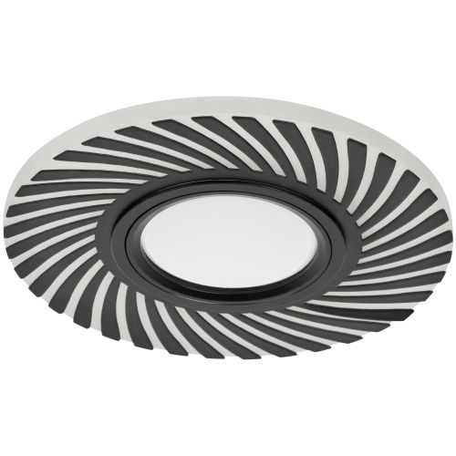 Светильник DK LD32 BK /1 MR16 220В max 11Вт декор. со светодиодной подсветкой черн. ЭРА Б0046908