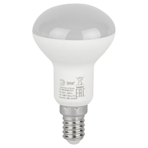 Лампа светодиодная RED LINE LED R50-6W-865-E14 R 6Вт R50 рефлектор 6500К холод.бел. E14 Эра Б0045335