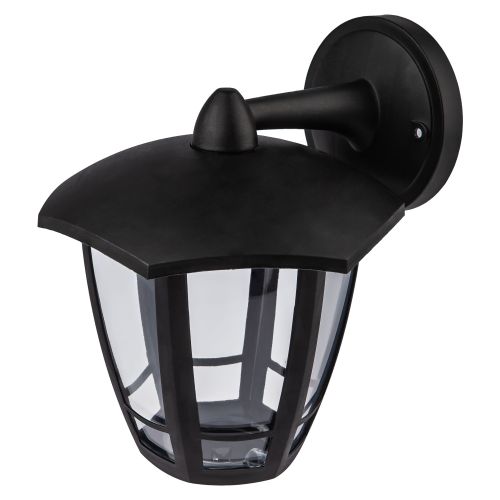 Светильник садово-парковый 6гран. черн. настенный вниз E27 IP44(У1) НБУ 07-40-004 "Дели 3" ЭРА Б0051188