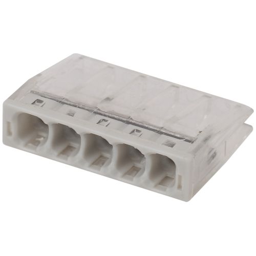 Клемма строительно-монтажная СМК компактная 245 NO-224-37 5-проводная 0.5-2.5кв.мм с пастой (уп.100шт) Эра Б0043955