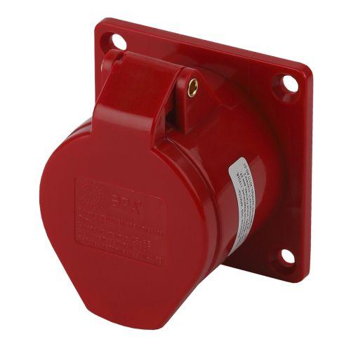 Розетка стационарная внутренняя 414 3Р+РЕ 16А 380В IP44 R(IN)-16-3P-PE-IP44 ЭРА Б0032868