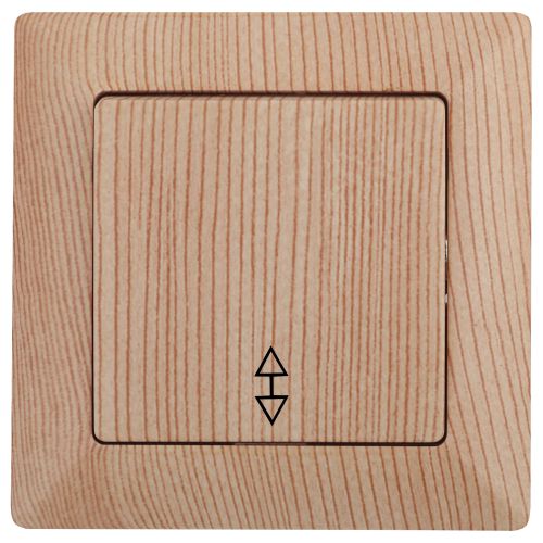 Переключатель 1-кл. СП Solo 4-103-11 10А 250В сосна Intro Б0043283