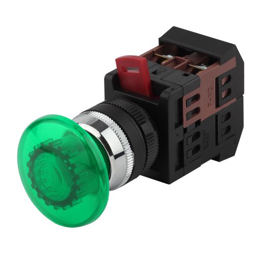 Кнопка "Грибок" AEA-22 BBG30-AEA-K06E d22мм 1з+1р зел. Эра Б0045634