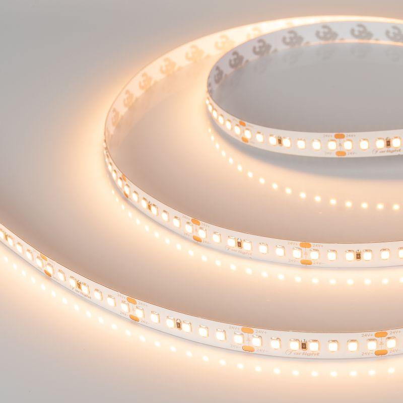 Лента светодиодная RT-A168-10mm 24V Warm 3000К CRI98 17Вт/м IP20 2835 открыт. (уп.5м) Arlight 025148(2)