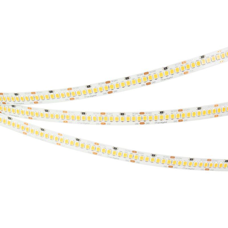 Лента светодиодная RT-A252-10mm 24V Warm 3000К 11Вт/м IP20 2835 открыт. (уп.5м) Arlight 022652(2)