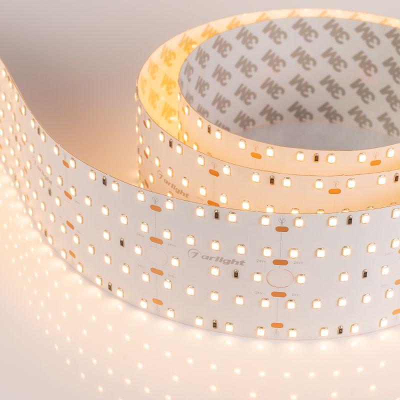 Лента светодиодная S2-A420-59mm 24V Warm 3000К 30Вт/м IP20 2835 открыт. (уп.2.5м) Arlight 021208(2)