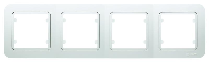 Рамка+вставка 4-м Lillium бел. 18002704