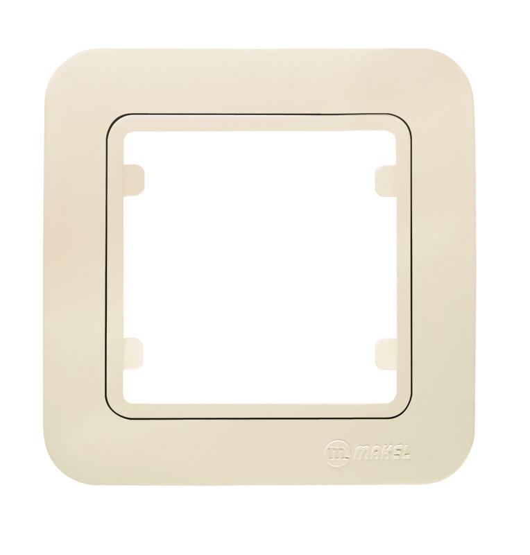 Рамка+вставка 1-м Lillium крем. 18012701