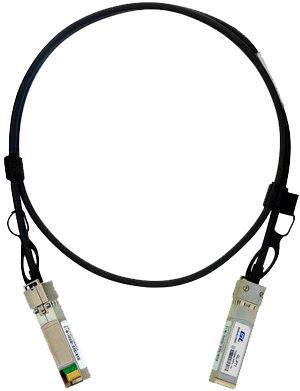 Адаптер соединительный SFP+to SFP+10Гбит/с ож SCC 30 AWG 1м GL-SFP-PLUS-010-BK NIKOMAX GL-CC-SFP-010