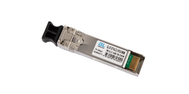 Модуль SFP+CWDM 10Гбит/с два волокна SM 2xLC 1390нм 14dB NIKOMAX GL-OT-ST14LC2-1390-CWDM