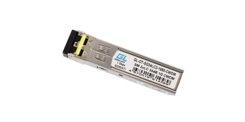 Модуль SFP CWDM 1Гбит/с два волокна SM 2xLC 1530нм 34dB NIKOMAX GL-OT-SG34LC2-1530-CWDM