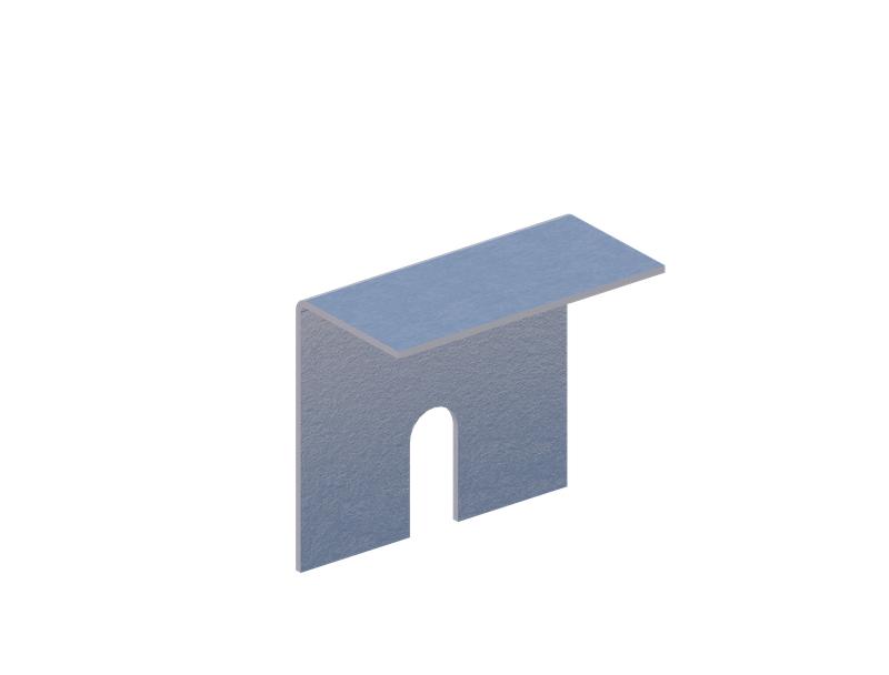 Скоба крышки НЛ-СК цУТ1.5 H=70мм сталь 1.5мм СОЭМИ Н0111195400