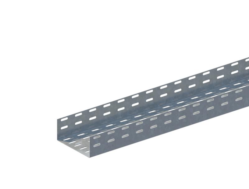 Лоток прямой перфорированный 150х80 L2000 сталь 0.7мм ЛМс-П цУТ2.5 СОЭМИ Н0122111513