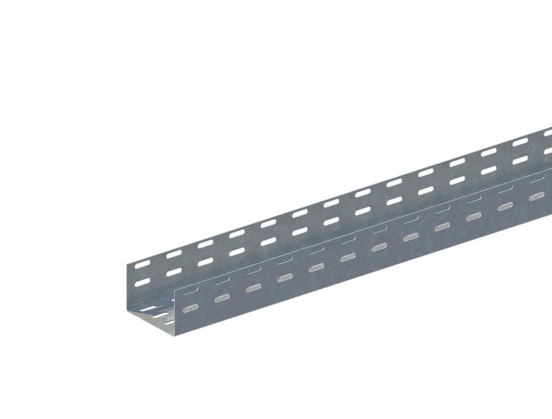 Лоток прямой перфорированный 100х80 L2000 сталь 1.5мм ЛМс-П цУТ2.5 СОЭМИ Н0122111542