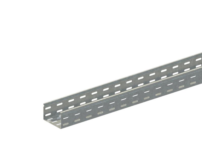 Лоток прямой замковый перфорированный 100х80 L2000 сталь 1.5мм ЛМс-ПЗ цУТ2.5 СОЭМИ Н0122131542