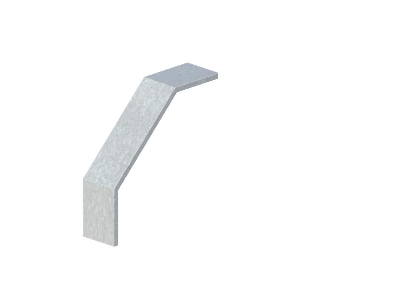 Крышка для лотка углового осн.100 сталь 1мм ЛМсК-90Н цУТ2.5 СОЭМИ Н0122430122