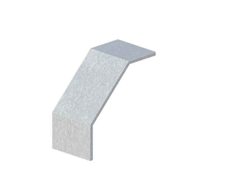 Крышка для лотка углового осн.200 сталь 1мм ЛМсК-90Н цУТ2.5 СОЭМИ Н0122430124