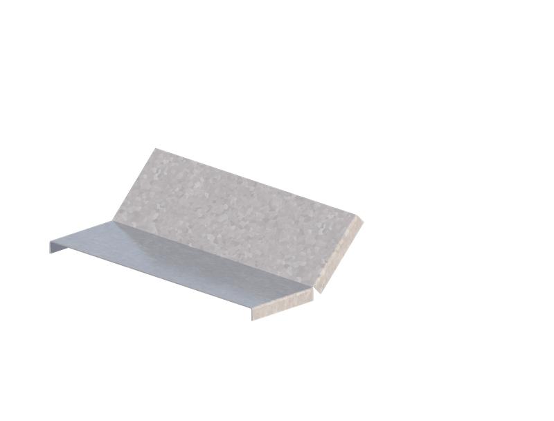 Крышка для лотка углового осн.300 сталь 1мм ЛМсК-45В цУТ2.5 СОЭМИ Н0122450125