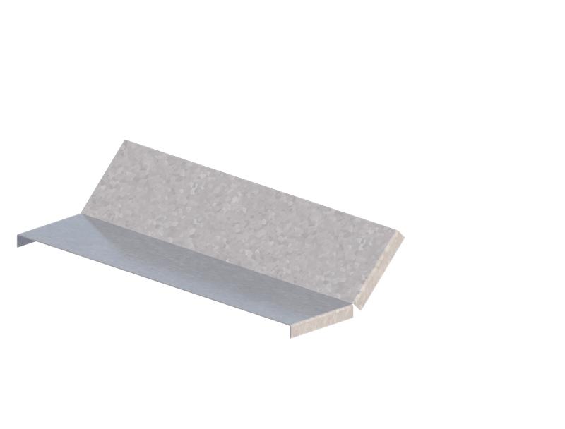 Крышка для лотка углового осн.400 сталь 1мм ЛМсК-45В цУТ2.5 СОЭМИ Н0122450126