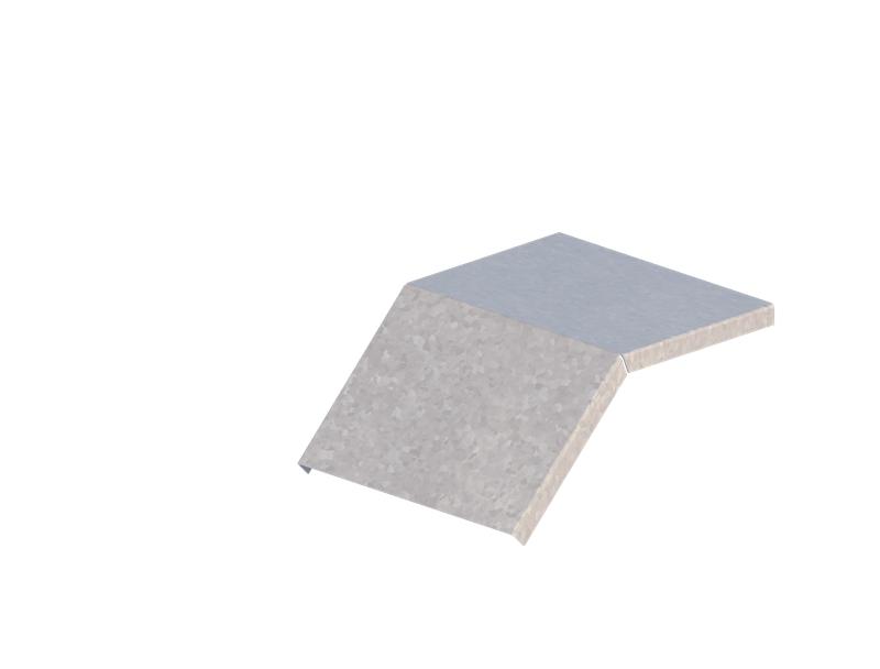 Крышка для лотка углового осн.200 сталь 1.2мм ЛМсК-45Н цУТ2.5 СОЭМИ Н0122460134