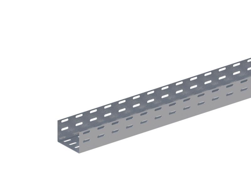 Лоток монтажный прямой перфорированный 100х100 L2000 сталь 1.2мм ЛПП.100.100.2000.1.2.1 СОЭМИ Н0121111632