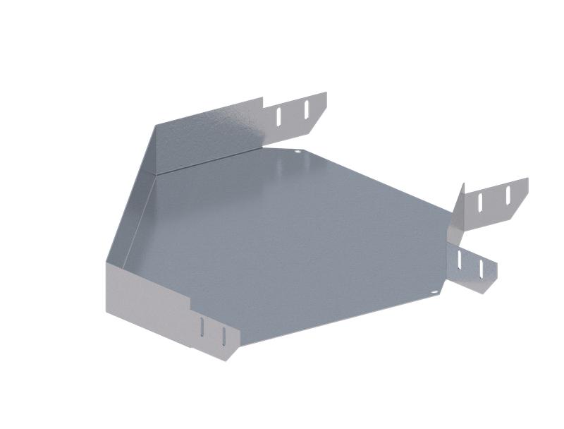 Лоток монтажный угловой горизонтальный 90град. 400х50 сталь 1.2мм ЛУ90Г.400.50.628.1.2.1 СОЭМИ Н0121310336