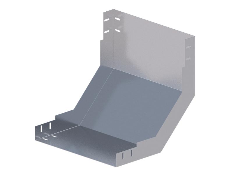 Лоток монтажный угловой 90град. вверх 400х65 сталь 1.2мм ЛУ90В.400.65.393.1.2.1 СОЭМИ Н0121320436