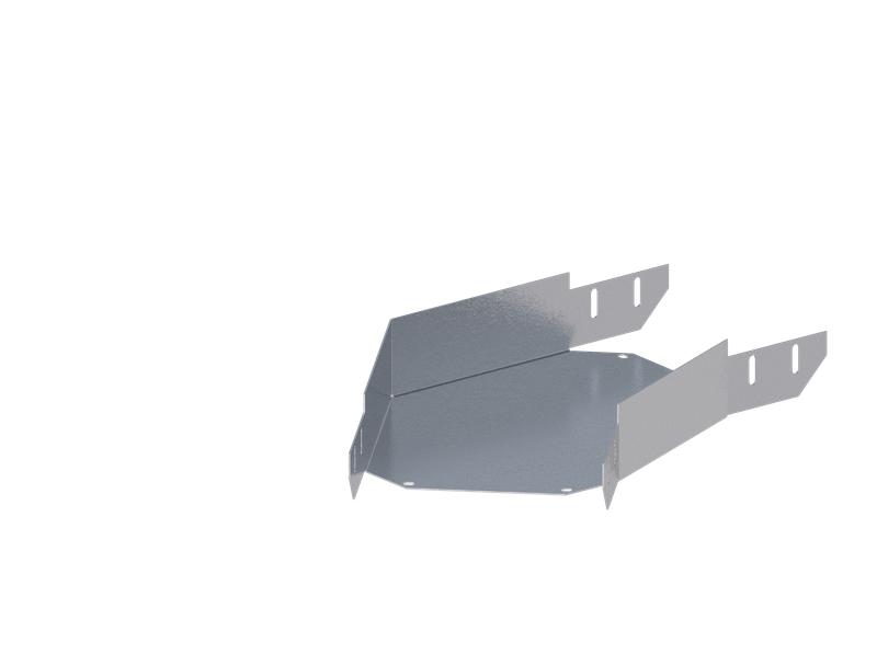 Лоток монтажный угловой горизонтальный 45 град. 200х80 сталь 1.2мм ЛУ45Г.200.80.478.1.2.1 СОЭМИ Н0121340534