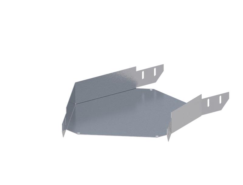 Лоток монтажный угловой горизонтальный 45 град. 300х100 сталь 1.2мм ЛУ45Г.300.100.548.1.2.1 СОЭМИ Н0121340635