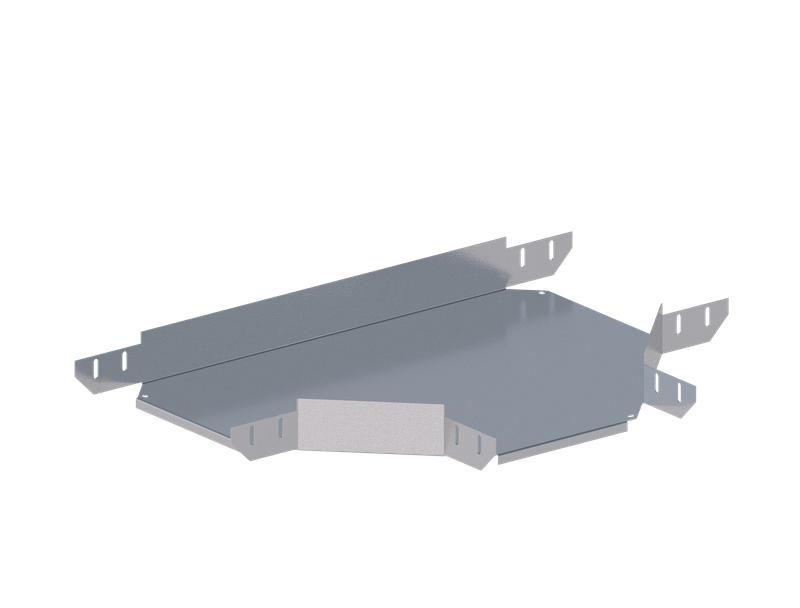 Лоток монтажный тройниковый горизонтальный 300х65 сталь 1.2мм ЛУТГ.300.65.753.1.2.1 СОЭМИ Н0121370435
