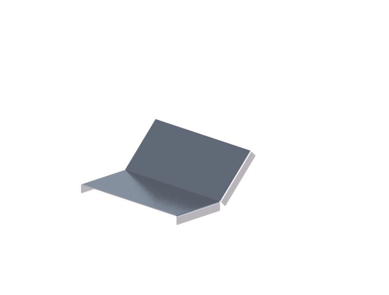 Крышка для лотка углового осн.200 сталь 1.2мм ЛМсК-45В цУТ1.5 СОЭМИ Н0121450134