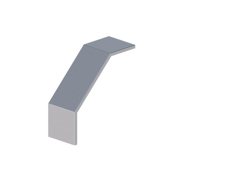 Крышка для лотка углового осн.150 сталь 1.5мм ЛМсК-90Н цУТ1.5 СОЭМИ Н0121430143