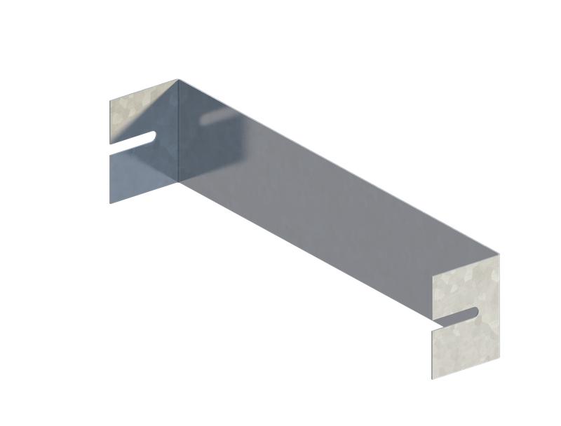 Заглушка для лотка 300х80 сталь 1мм ЛМс-ЗГ цУТ2.5 СОЭМИ Н0122560525