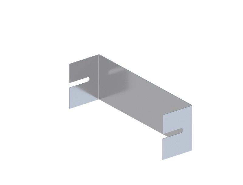 Заглушка для лотка 100х80 сталь 1мм ЛМс-ЗГ цУТ1.5 СОЭМИ Н0121560522