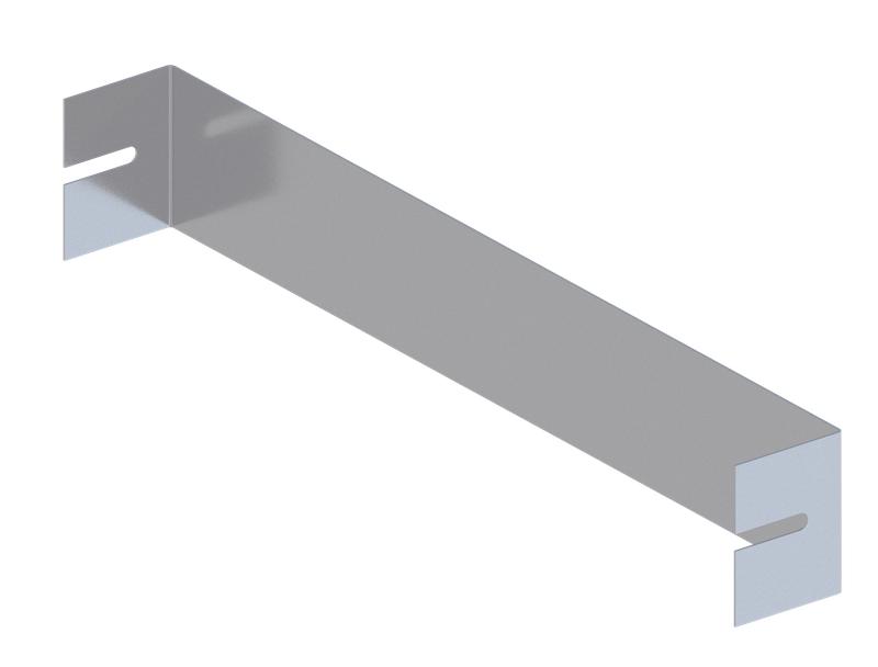 Заглушка для лотка 400х80 сталь 1мм ЛМс-ЗГ цУТ1.5 СОЭМИ Н0121560526