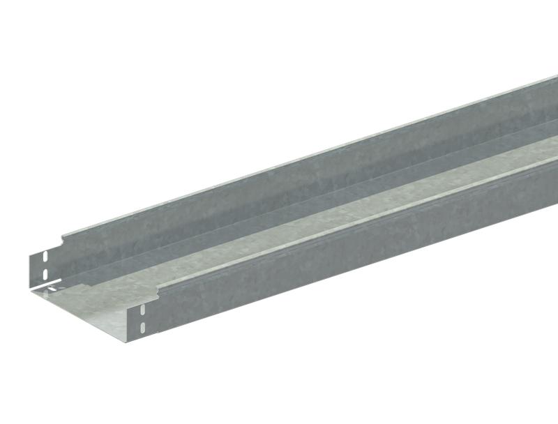 Лоток прямой замковый неперфорированный 200х80 L3000 сталь 1мм ЛМс-ПЗНМ цУТ2.5 СОЭМИ Н0122162524