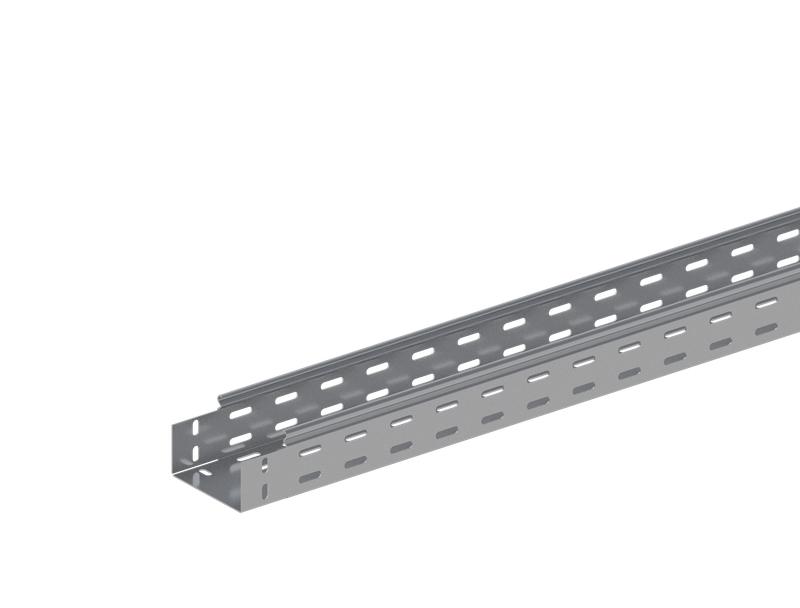 Лоток монтажный прямой перфорированный 100х80 L2000 сталь 1.5мм ЛППМ.100.80.2000.1.5.1 СОЭМИ Н0121151542