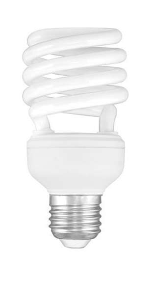 Лампа люминесцентная компакт. FC AS T2 20Вт E27 спиральная 6400К Camelion 8207