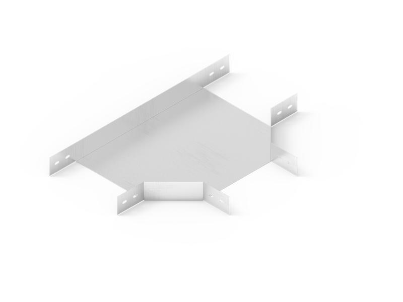 Лоток тройниковый H=100мм сталь 1.5мм НЛ20-Т У3 СОЭМИ Н0113126432