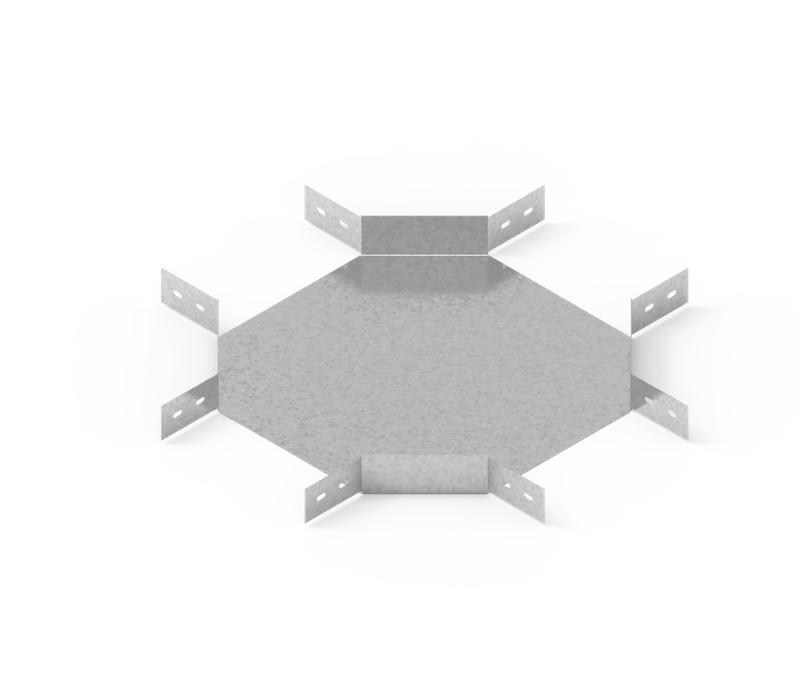 Лоток крестообразный H=70мм сталь 1.2мм НЛ40-К цУТ1.5 СОЭМИ Н0111125353