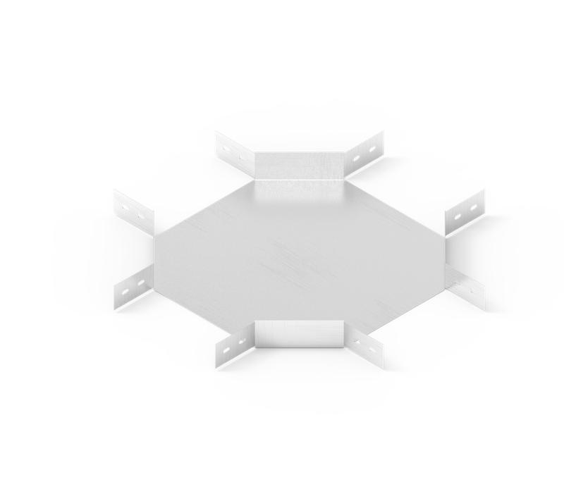 Лоток крестообразный H=70мм сталь 1.2мм НЛ40-К У3 СОЭМИ Н0113125353