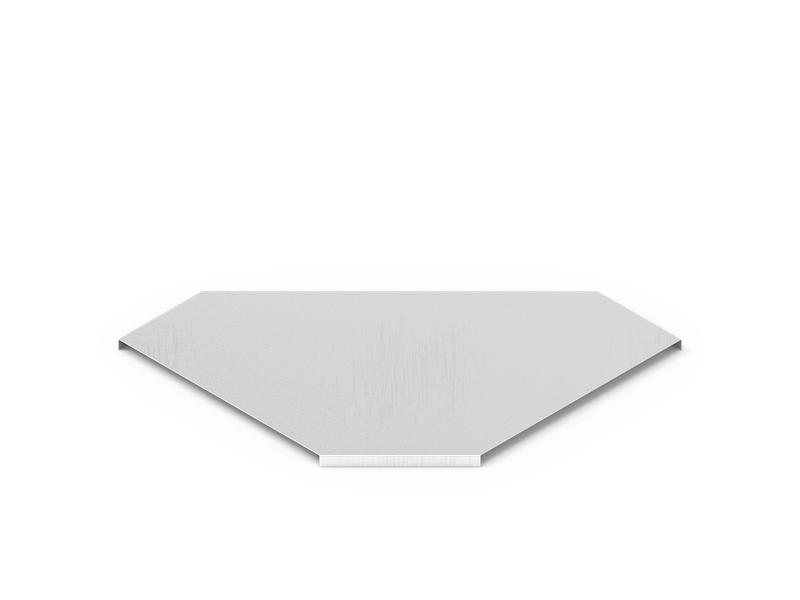 Крышка для лотка углового H=50мм сталь 1.2мм НЛК40-У90 цУТ2.5 СОЭМИ Н0112140355