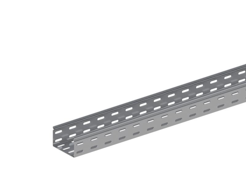 Лоток монтажный прямой замковый перфорированный 100х100 L3000 сталь 1.5мм ЛППЗ.100.100.3000.1.5.1 СОЭМИ Н0121132642