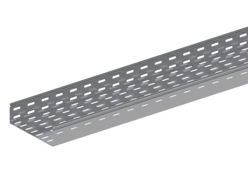 Лоток монтажный прямой замковый перфорированный 200х100 L3000 сталь 1.5мм ЛППЗ.200.100.3000.1.5.1 СОЭМИ Н0121132644