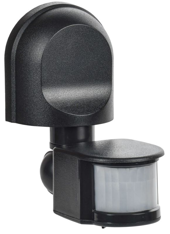 Детектор движения ДД 008 1100Вт угол обз. 180град. дальн. 12м IP44 черн. IEK LDD10-008-1100-002