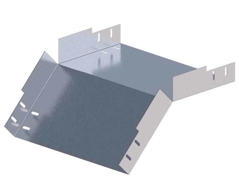 Лоток монтажный угловой 45град. вниз 500х65 сталь 1.5мм ЛУ45Н.500.65.375.1.5.1 СОЭМИ Н0121360447
