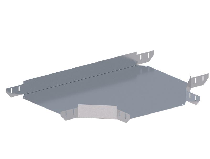 Лоток монтажный тройниковый горизонтальный 600х65 сталь 1.5мм ЛУТГ.600.65.1053.1.5.1 СОЭМИ Н0121370448