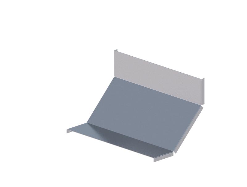 Крышка для лотка углового вертикального вверх осн.600 сталь 1мм ЛМсК-90В цУТ1.5 СОЭМИ Н0121420128
