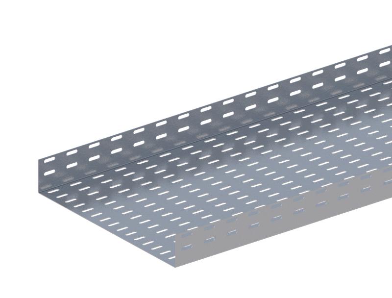 Лоток монтажный прямой перфорированный 400х150 L3000 сталь 2мм ЛЛПП.400.150.3000.2.1 СОЭМИ Н0121112756