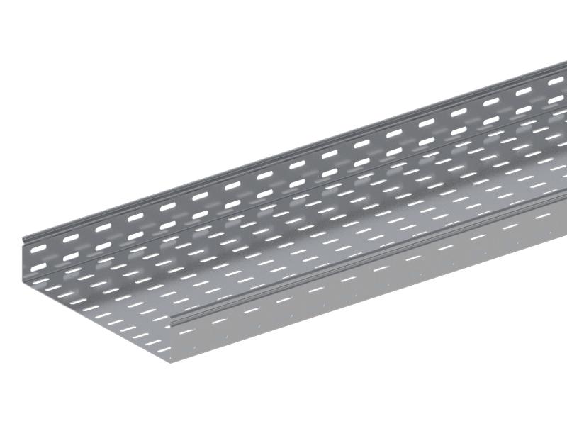 Лоток монтажный прямой замковый перфорированный 300х200 L3000 сталь 1.2мм ЛППЗ.300.200.3000.1.2.1 СОЭМИ Н0121132835